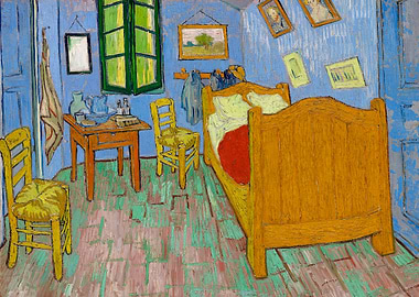 The Bedroom 1889 Van Gogh