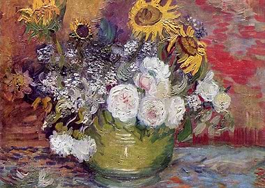 Bowl With Flowers 1886