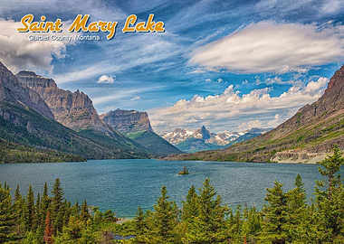 St Mary Lake Glacier Park