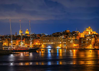 Senglea Skyline In Malta