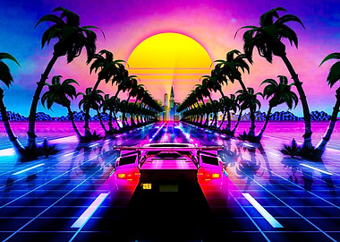 Lamborghini Countach Retro