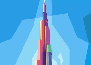 Burj Khalifa Wpap Popart 2
