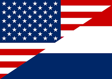USA Netherlands Flag