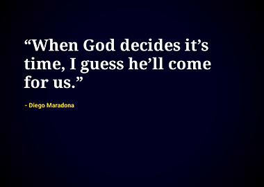 Diego Maradona quotes