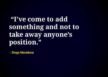 Diego Maradona quotes