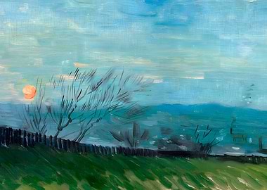 Sunset in Montmartre