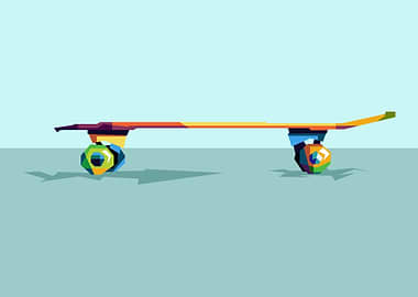 Skateboards Popart Poster