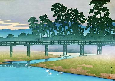 Ukiyo e Asano river