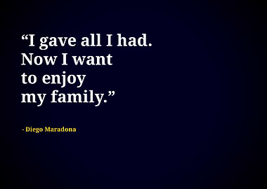 Diego Maradona quotes