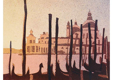 Venice church watercolor