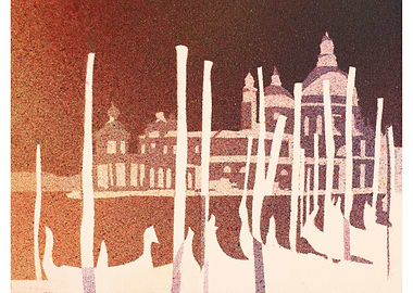 Venice church watercolor