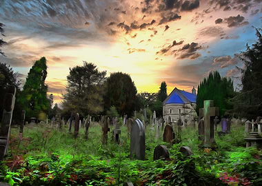 A CEMETERY IN ENGLAND