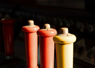 Railway switches line red