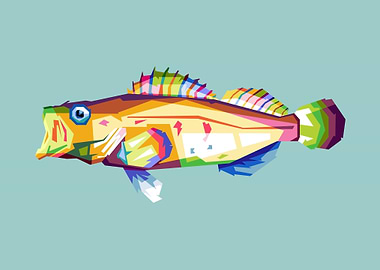 Sea Fish Popart WPAP