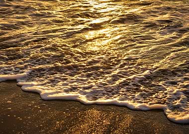 Seashore sunset beach