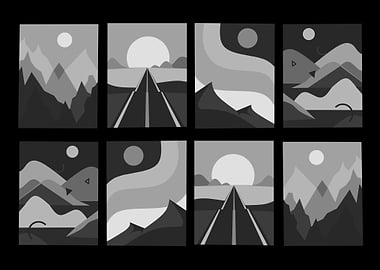 illustration landscape art