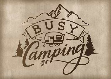Busy camping