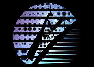 Retro Praying Mantis