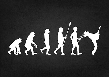 evolution of guitarist