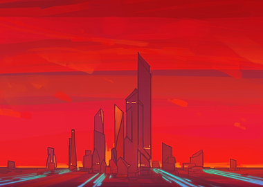 Red Sky Scrapers