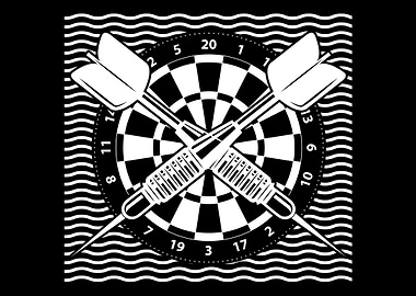 Dartboard Men Darts