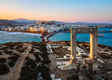 Apollo temple Naxos Greece