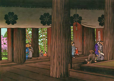 Ukiyo e Yoshino Zaodo