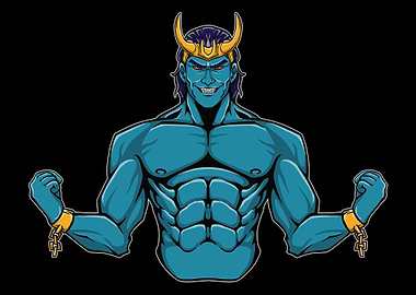 The blue loki halfbody