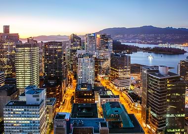 Vancouver skyline Canada