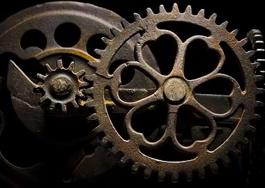 Gearwheel and sprockets