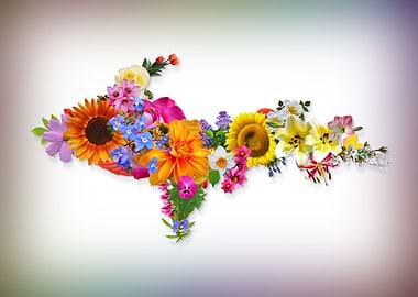 Summer Flowers UP Outline