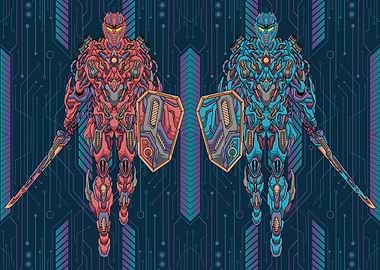 Transformer battle robots