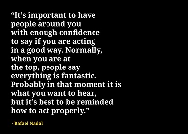 Rafael Nadal quotes