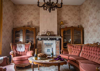 Pink velvet and champagne