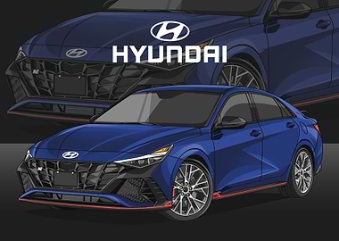 hyundai Elantra N Blue
