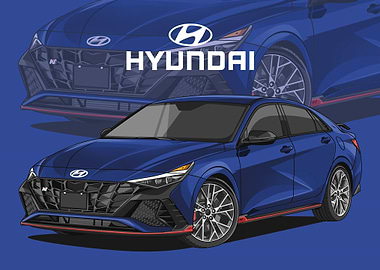 hyundai Elantra N Blue