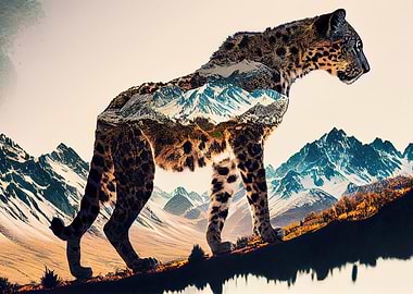 Clouded Leopard Art