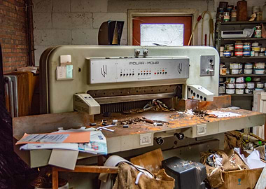 The printing table