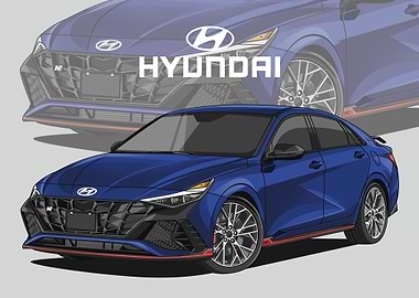 hyundai Elantra N Blue