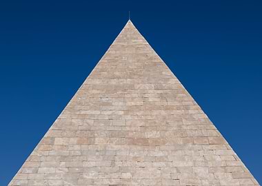 Pyramid of Cestius in Rome