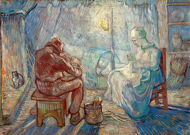 Van Gogh Evening 1889