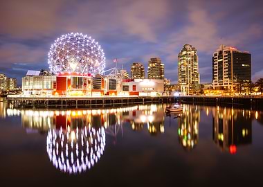 Vancouver at night Canada