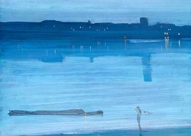 Nocturne Blue and Silver