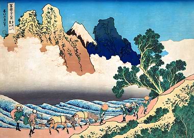 Ukiyo e 36 Views of Fuji