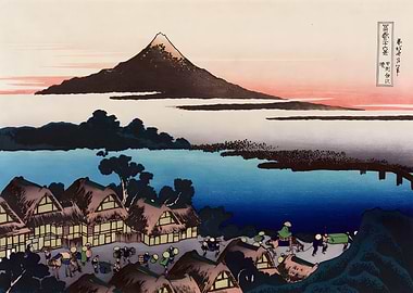 Ukiyo e Dawn at Isawa
