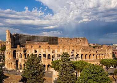 The Colosseum In Rome