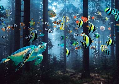 Tropical Fish Forest