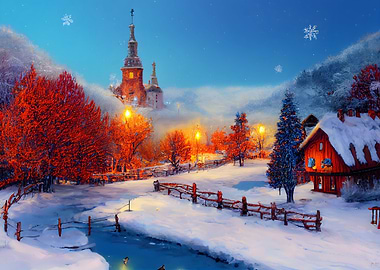 Winter Village City