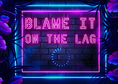 Funny Gaming Neon Quote