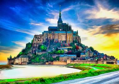 MONT SAINT MICHEL, FRANCE